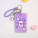 Wholesale Plastic PU Bus Card Holder Keychain JDC-KC-Gangs002 Keychains 港升 milk tea bear Wholesale Jewelry JoyasDeChina Joyas De China