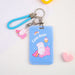 Wholesale Plastic PU Bus Card Holder Keychain JDC-KC-Gangs002 Keychains 港升 rainbow bunny Wholesale Jewelry JoyasDeChina Joyas De China