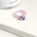 Wholesale Plastic Resin Rhinestone Rings JDC-RS-F103 Rings 韩之尚 purple / Wholesale Jewelry JoyasDeChina Joyas De China