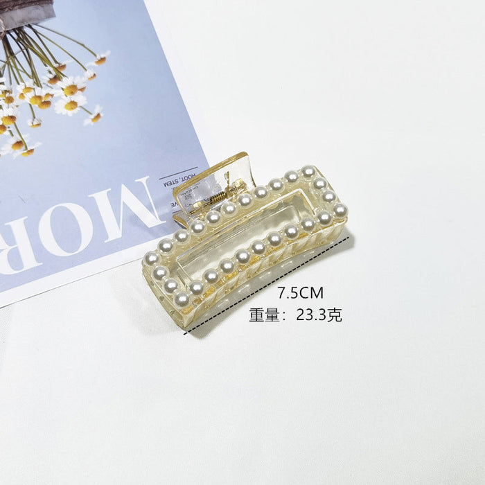 Wholesale Plastic Shark Clips JDC-HC-YaoX005 Hair Clips 姚萱 A word is large and transparent Wholesale Jewelry JoyasDeChina Joyas De China