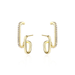 Wholesale plated alloy earrings JDC-ES-Linh009 Earrings 麟凰 Wholesale Jewelry JoyasDeChina Joyas De China