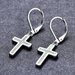 Wholesale Plating Alloy Cross Opal Earrings JDC-ES-WenT007 Earrings 润涛 Wholesale Jewelry JoyasDeChina Joyas De China