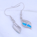 Wholesale Plating Alloy Opal Silver Plated Earrings JDC-ES-WenT017 Earrings 润涛 Wholesale Jewelry JoyasDeChina Joyas De China