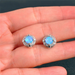 Wholesale Plating Alloy Round Opal Earrings JDC-ES-WenT009 Earrings 润涛 Wholesale Jewelry JoyasDeChina Joyas De China