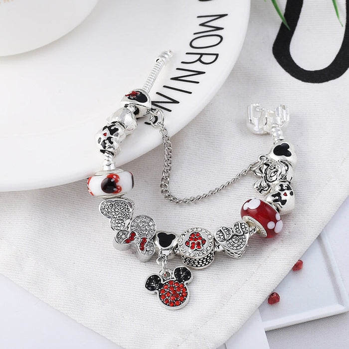 Wholesale Plating Alloy Silver Plated Beaded DIY Bracelet (F) JDC-BT-XingL057 Bracelet 星銮 Wholesale Jewelry JoyasDeChina Joyas De China