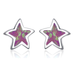 Wholesale Plating Alloy Star Opal Earrings JDC-ES-WenT008 Earrings 润涛 Wholesale Jewelry JoyasDeChina Joyas De China