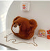 Wholesale Plush Bear Head Shoulder Bag JDC-SD-MF035 Shoulder Bags 满丰 brown Wholesale Jewelry JoyasDeChina Joyas De China