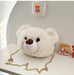 Wholesale Plush Bear Head Shoulder Bag JDC-SD-MF035 Shoulder Bags 满丰 white Wholesale Jewelry JoyasDeChina Joyas De China