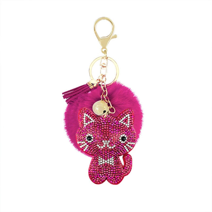 Wholesale plush cartoon animal keychain MOQ≥10 JDC-KC-YZ017 Keychains 永泽 27.minimum 10 pieces for wholesale Wholesale Jewelry JoyasDeChina Joyas De China