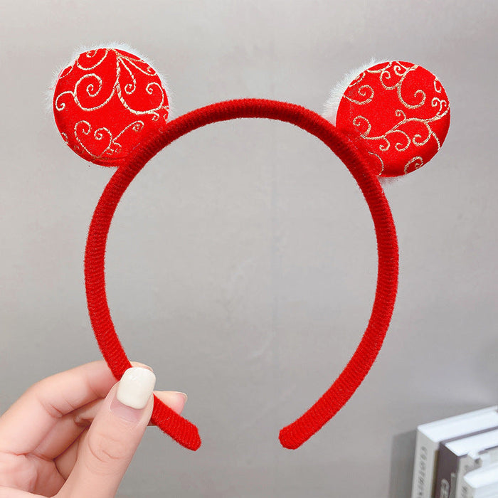 Wholesale Plush Cat Ear Headband (F)JDC-HD-i129 Headband 围颂 Wholesale Jewelry JoyasDeChina Joyas De China