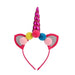 Bulk Jewelry Wholesale plush colorful children unicorn headband JDC-HD-m009 Wholesale factory from China YIWU China
