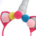 Bulk Jewelry Wholesale plush colorful children unicorn headband JDC-HD-m009 Wholesale factory from China YIWU China