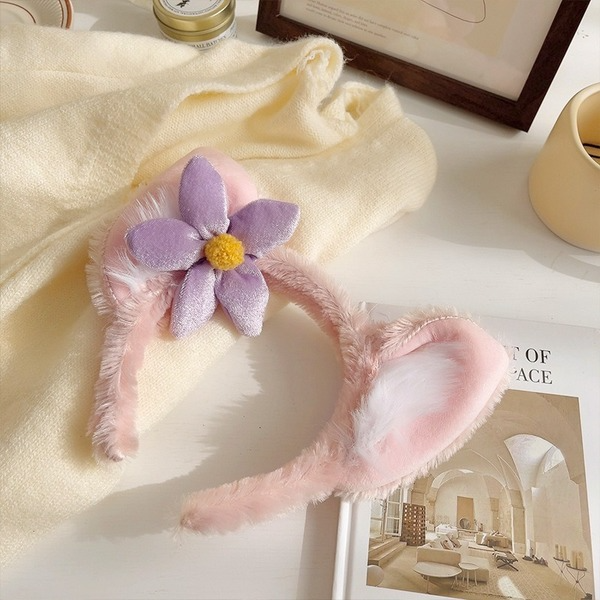 Wholesale Plush Fox Ear Headband (F)JDC-HD-GSXP002 Headband 宏鑫 Wholesale Jewelry JoyasDeChina Joyas De China