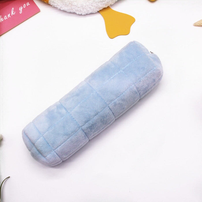 Wholesale Plush Large Capacity Storage Stationery Box Pencil Bags JDC-PB-Donglej006 Pencil Bags 东津 blue Wholesale Jewelry JoyasDeChina Joyas De China