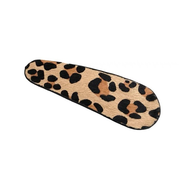 Bulk Jewelry Wholesale plush leopard print hair clip JDC-HC-K029 Wholesale factory from China YIWU China