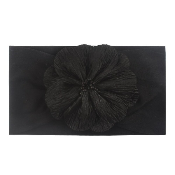 Wholesale plush match head flower hair band JDC-HD-ML025 Headband 猫力 balck Wholesale Jewelry JoyasDeChina Joyas De China