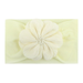 Wholesale plush match head flower hair band JDC-HD-ML025 Headband 猫力 beige Wholesale Jewelry JoyasDeChina Joyas De China