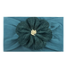 Wholesale plush match head flower hair band JDC-HD-ML025 Headband 猫力 navy-1 Wholesale Jewelry JoyasDeChina Joyas De China