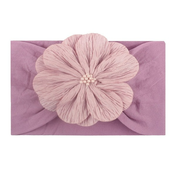 Wholesale plush match head flower hair band JDC-HD-ML025 Headband 猫力 purple Wholesale Jewelry JoyasDeChina Joyas De China