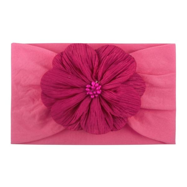 Wholesale plush match head flower hair band JDC-HD-ML025 Headband 猫力 rose red Wholesale Jewelry JoyasDeChina Joyas De China