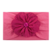 Wholesale plush match head flower hair band JDC-HD-ML025 Headband 猫力 rose red Wholesale Jewelry JoyasDeChina Joyas De China