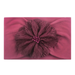 Wholesale plush match head flower hair band JDC-HD-ML025 Headband 猫力 wine red Wholesale Jewelry JoyasDeChina Joyas De China