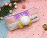 Wholesale Plush Pencil Bag Stationery Bag JDC-PB-Donglej002 Pencil Bags 东津 pink white Wholesale Jewelry JoyasDeChina Joyas De China