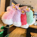 Wholesale Plush PP Cotton Tail Pom Pom Keychain JDC-KC-JG158 Keychains 金葛 Wholesale Jewelry JoyasDeChina Joyas De China