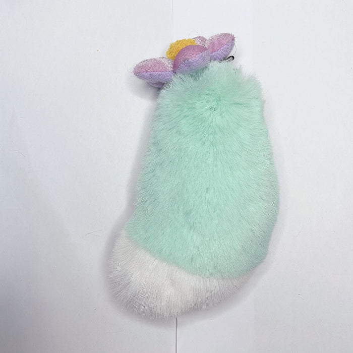 Wholesale Plush PP Cotton Tail Pom Pom Keychain JDC-KC-JG158 Keychains 金葛 Wholesale Jewelry JoyasDeChina Joyas De China