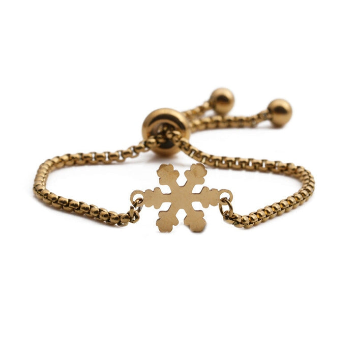Wholesale polished snowflake palm stainless steel bracelet JDC-BT-ChanX004 Bracelet 昌鑫 SSB0009 Wholesale Jewelry JoyasDeChina Joyas De China