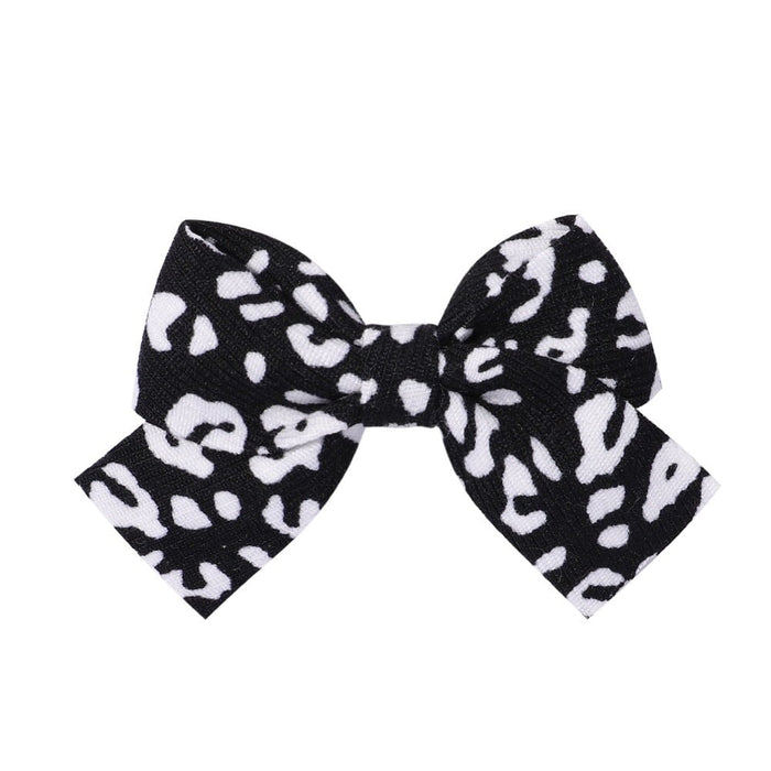 Wholesale polka dot fabric bow kids hair clip JDC-HC-YL067 Hair Clips 雅伦 2 Wholesale Jewelry JoyasDeChina Joyas De China