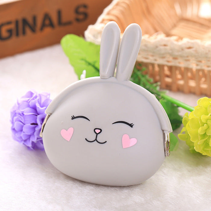 Wholesale polyester bunny coin purse JDC-WT-Donglej013 Wallet 东津 white Wholesale Jewelry JoyasDeChina Joyas De China