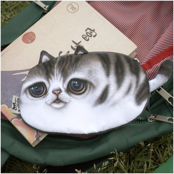 Wholesale polyester cat coin purse JDC-WT-Donglej006 Wallet 东津 1 Wholesale Jewelry JoyasDeChina Joyas De China