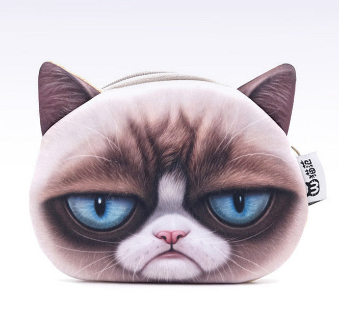 Wholesale polyester cat coin purse JDC-WT-Donglej009 Wallet 东津 2 Wholesale Jewelry JoyasDeChina Joyas De China