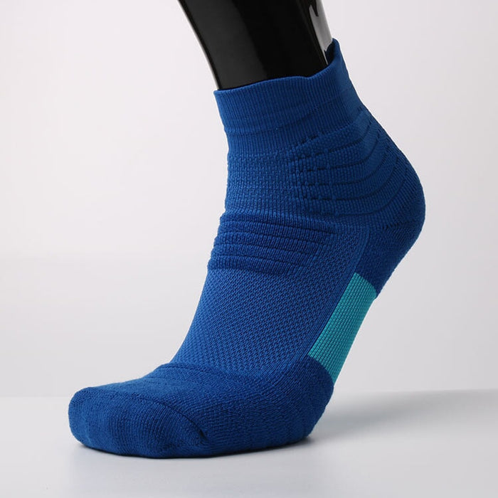 Wholesale Polyester Cotton Nylon Thickened Towel Bottom Basketball Socks For Men JDC-SK-LZL057 Sock 两只狼 blue one size Wholesale Jewelry JoyasDeChina Joyas De China