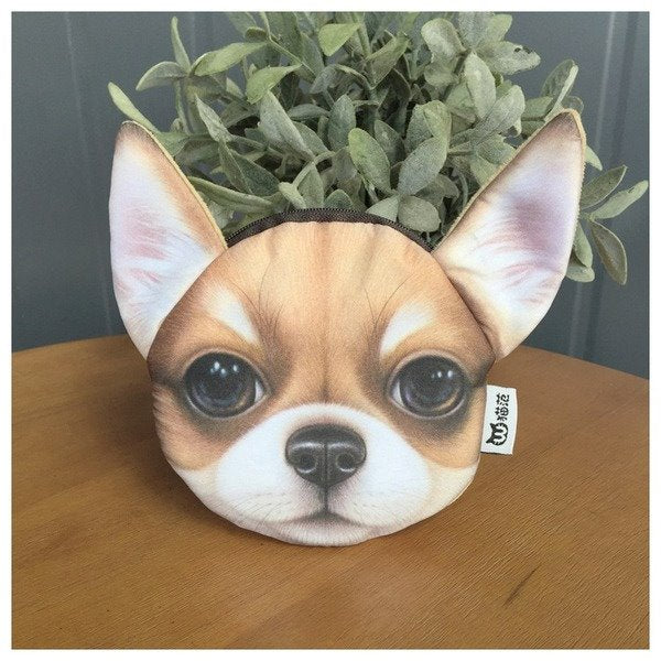 Wholesale polyester dog head coin purse JDC-WT-Donglej008 Wallet 东津 Wholesale Jewelry JoyasDeChina Joyas De China