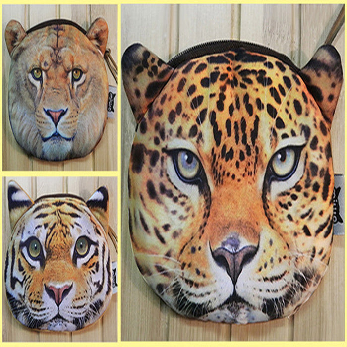 Wholesale polyester jungle animal coin purse JDC-WT-Donglej004 Wallet 东津 Wholesale Jewelry JoyasDeChina Joyas De China