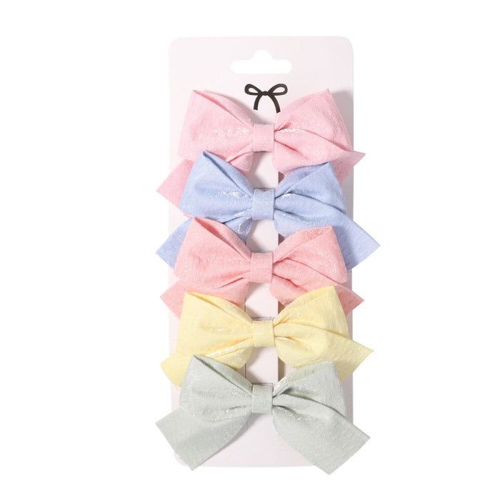 Wholesale Polyester Rib Belt Kids Bow Hair Clip JDC-HC-YL065 Hair Clips 雅伦 Wholesale Jewelry JoyasDeChina Joyas De China