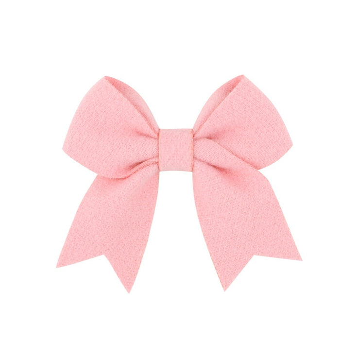 Wholesale Polyester Rib With Bow Cute Kids Hair Clip JDC-HC-YL068 Hair Clips 雅伦 Wholesale Jewelry JoyasDeChina Joyas De China