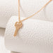 Wholesale popular elements key lock Butterfly Rose letter necklace mother's Day JDC-NE-C241 necklaces 陌茗 Wholesale Jewelry JoyasDeChina Joyas De China