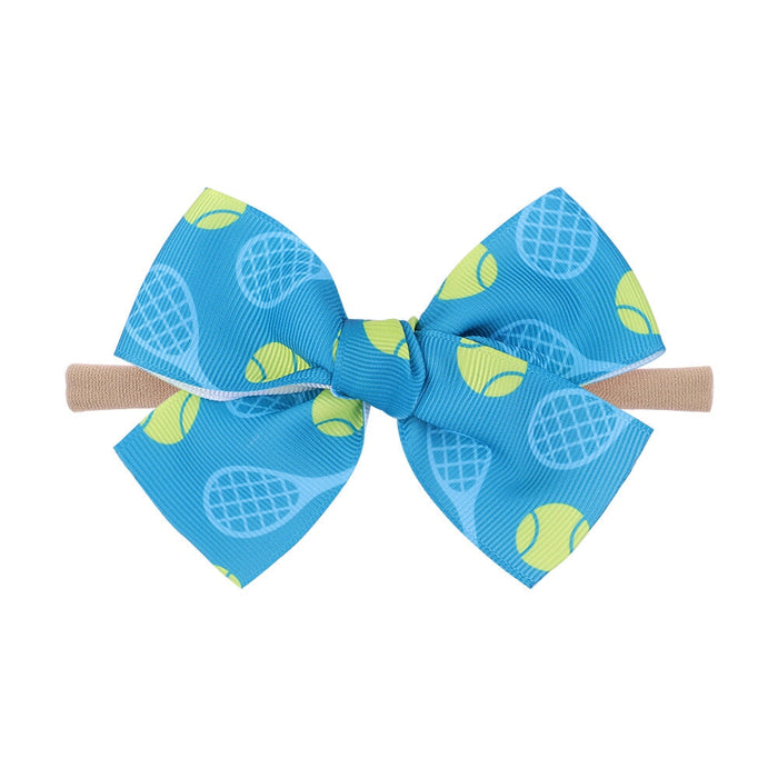 Wholesale printed bow nylon hair band (F)JDC-HD-YL008 Headband 雅伦 11 Wholesale Jewelry JoyasDeChina Joyas De China