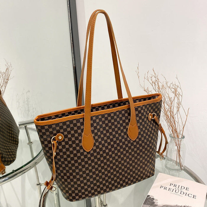 Wholesale printed Plaid women's convenience handbag JDC-HB-Xinc002 Handbags 狮岭鑫 zon Wholesale Jewelry JoyasDeChina Joyas De China