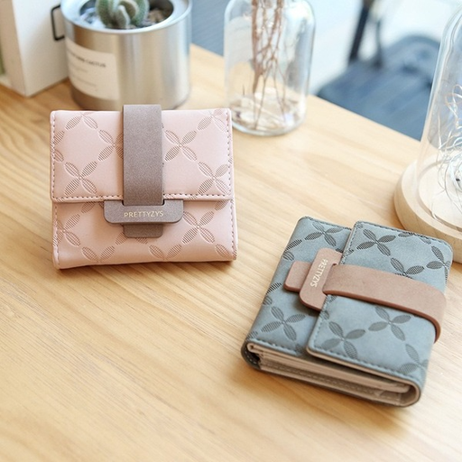 Wholesale PU Check Buckle Clutch Wallet JDC-WT-Huob010 Wallet 霍珀 Wholesale Jewelry JoyasDeChina Joyas De China