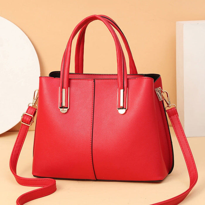 Wholesale PU colorblock messenger bag JDC-SD-GSDXF010 Shoulder Bags 丁仙法 red Wholesale Jewelry JoyasDeChina Joyas De China