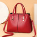 Wholesale PU colorblock messenger bag JDC-SD-GSDXF010 Shoulder Bags 丁仙法 wine red Wholesale Jewelry JoyasDeChina Joyas De China