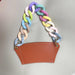 Wholesale PU Leather Coffee Cup Detachable Chain Cup Holder JDC-CUP-YouZ001 Cup Holder 悠智 Orange color chain Wholesale Jewelry JoyasDeChina Joyas De China