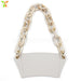 Wholesale PU Leather Coffee Cup Detachable Chain Cup Holder JDC-CUP-YouZ001 Cup Holder 悠智 White yellowish white marble Wholesale Jewelry JoyasDeChina Joyas De China