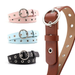 Wholesale PU Leather Hollow Round Buckle Women's Belt JDC-WB-Nuoy028 Womenbelt 诺娅 Wholesale Jewelry JoyasDeChina Joyas De China