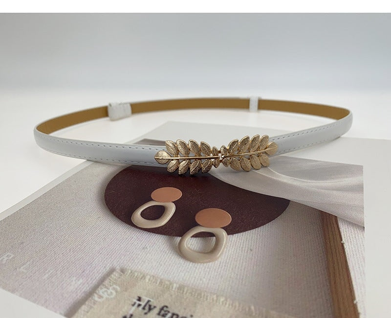 Wholesale PU Leather Ladies Belt JDC-WB-YunT004 Womenbelt 云图 white Wholesale Jewelry JoyasDeChina Joyas De China