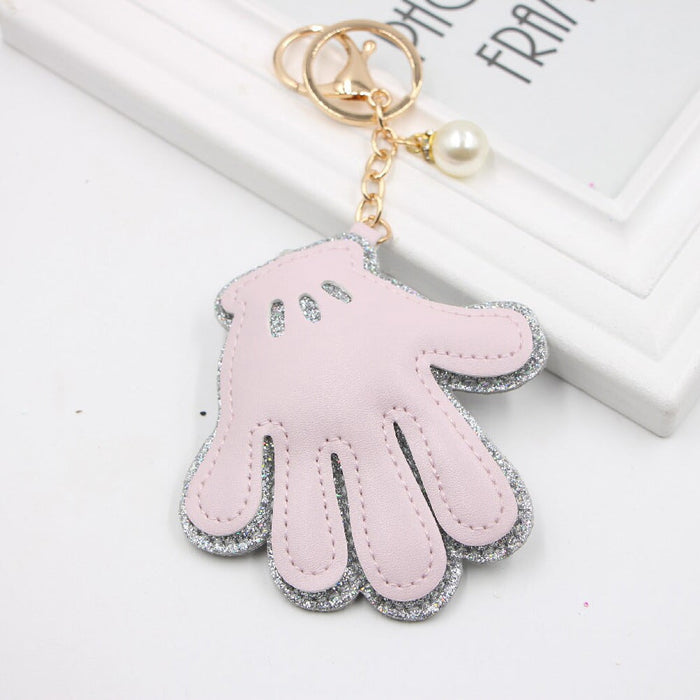 Wholesale PU Leather Palm Keychain JDC-KC-Zuge046 Keychains 祖格 Wholesale Jewelry JoyasDeChina Joyas De China